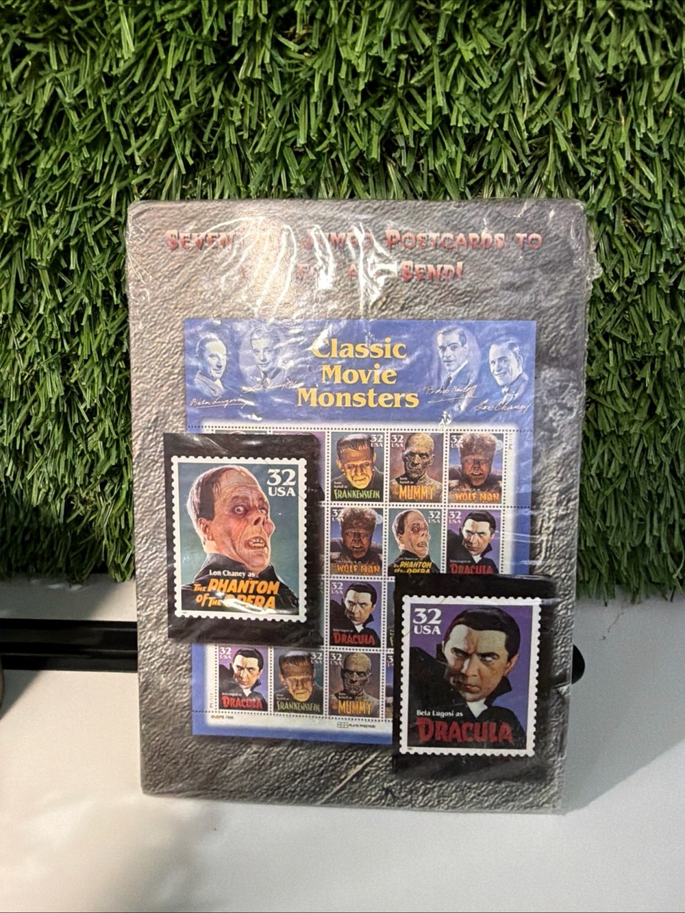Classic Movie Monsters Stamp Sheet -